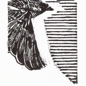 Livre 2018, xilografia, 11 x 8,3 cm