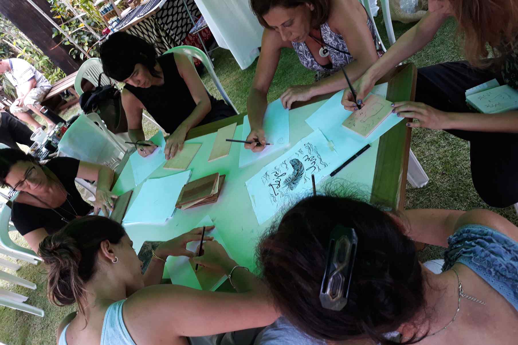 Patricia Pedrosa_workshop xilogravura