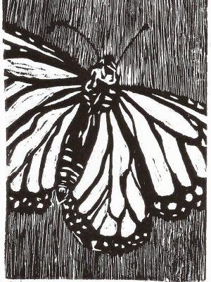 Monarca_xilogravura_miniprint_1